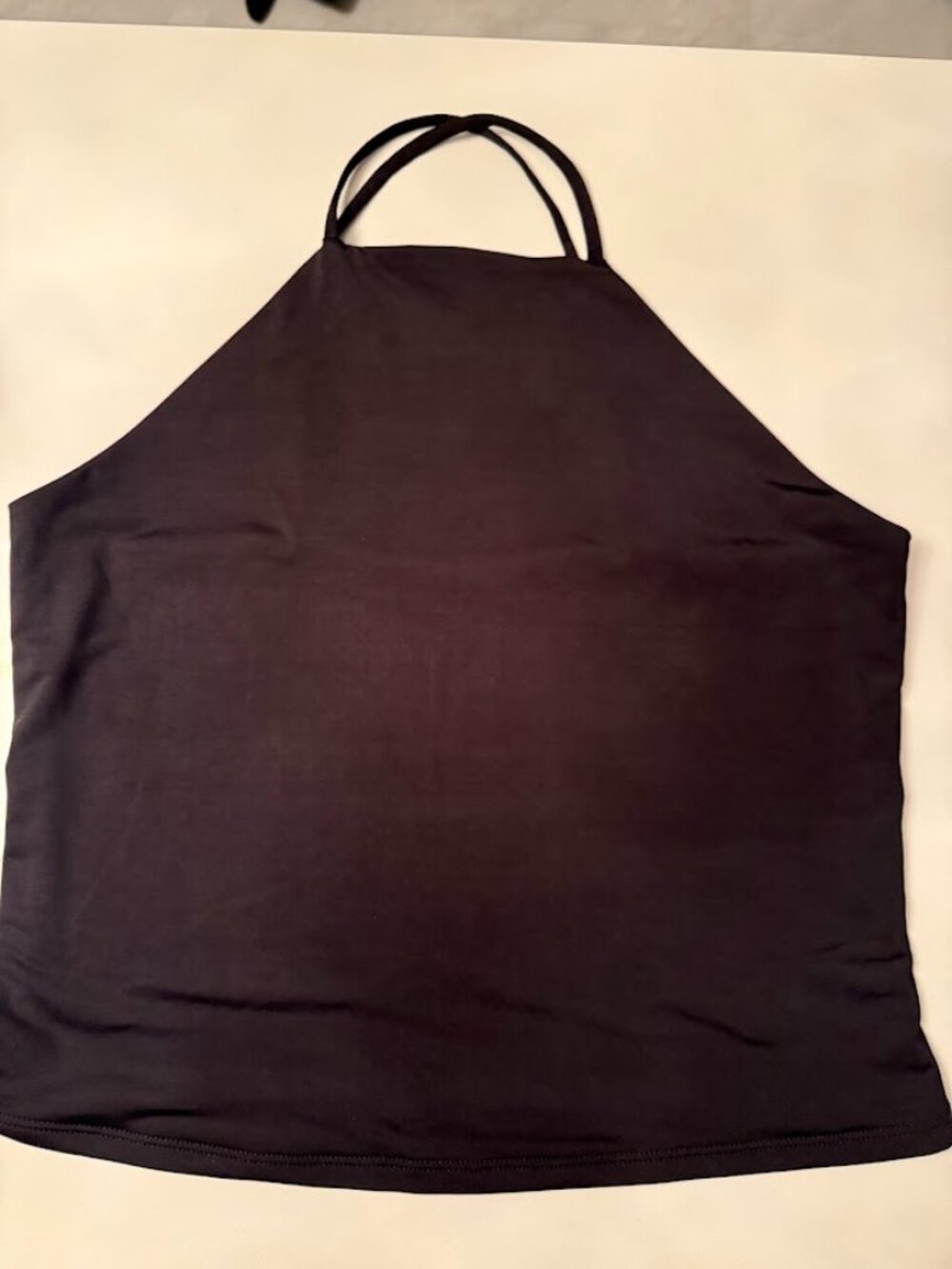 EXPRESS Body Contour Halter Cropped Tank Top | Size M